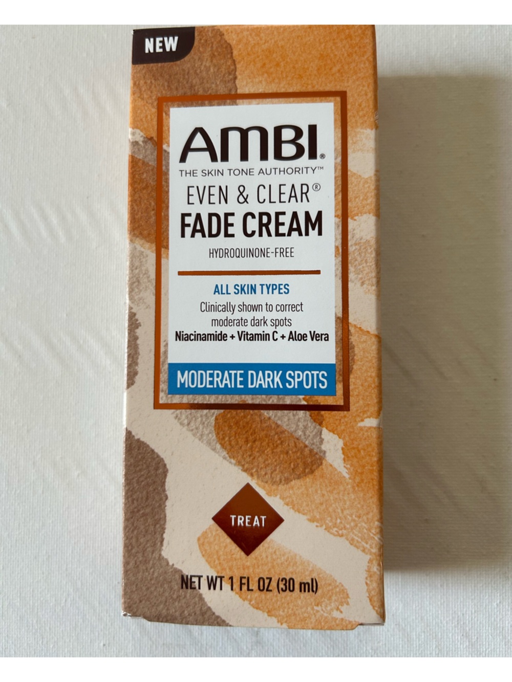 AMBI Even & Clear Fade Cream - Moderate Dark Spots - Beige/Tan